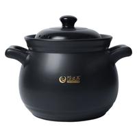 陶煲王6-8升-10升陶瓷砂锅煲汤4-6人家用耐高温干烧不裂老式土沙锅大号 团圆煲 6L