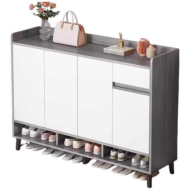 立太 实木鞋柜 100*32*100CM 加厚15MM板