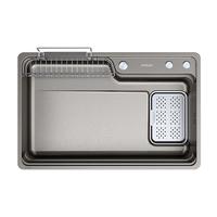 ARROW箭牌聚宝盆侧排款洗菜盆水槽大单槽 厨房家用304不锈钢台上台下洗碗盆