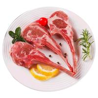 呼贝伦国产滩羊肉 法式羊排2斤西餐法排 原切生鲜羊肋排 烧烤源头直发
