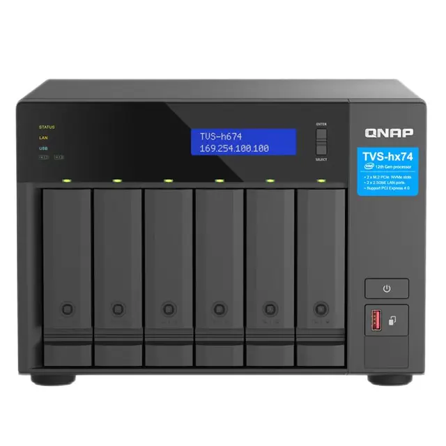  QNAP/威联通 六盘位 企业级NAS  16GB 0块 i3