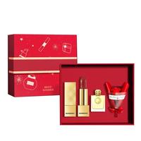 博柏利(BURBERRY)口红礼盒香水套装女巴宝莉化妆品 高定礼盒:丝缎113+女神香水5ml