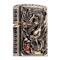 ZORRO佐罗煤油打火机龙年仿珐琅鸿运当头老式 盔甲龙行天下-IP金