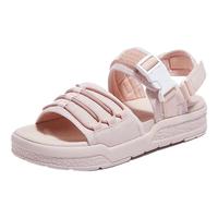 骆驼(CAMEL)一字带厚底户外沙滩鞋女外穿休闲运动凉鞋女 L24M162668粉色 39