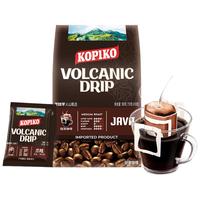 可比可火山挂耳黑咖啡80g黑咖啡粉爪哇挂耳咖啡8g*10包