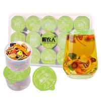 岷农人 人参菊花枸杞决明子茶510g(30罐）蒲公英金银花养生茶护肝熬夜茶