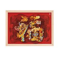 Hape(德国)福运满满拼图玩具500片加厚赠木制框女孩男孩E8597