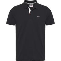 TOMMY HILFIGER 汤米·希尔费格 JEANS系列短袖商务休闲 BDS黑色 XXL 