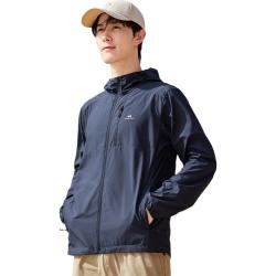 拓路者 防紫外线 男士防晒服  墨蓝 L