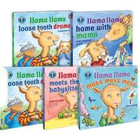 点读版 羊驼拉玛双语成长绘本生活习惯系列套装全5册LlamaLlama爱生活英文原版排版儿童睡前晚安习惯养成早教启蒙绘本英语书籍平装