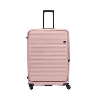 LOJEL升级款行李大容量飞机登机箱Cubo前翻盖便携拉杆箱静音万向轮 玫瑰粉 -升级款 21英寸 -S登机箱