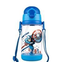 迪士尼水杯夏季男女儿童饮用水杯tritan塑料大容量便携式吸管多杯盖