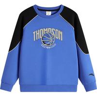 儿童套头衫25年春男童中大童潮流百搭宽松休闲运动卫衣安踏童装