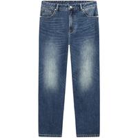 gxgjeans 【限时五折】 美式经典水洗直筒牛仔裤 蓝色