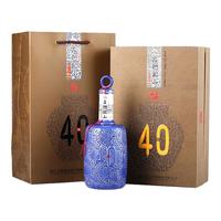 古越龙山 陈酿四十年 半干型 绍兴黄酒 500ml 单瓶装 陈酿四十年 500mL 1瓶