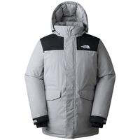 北面 羽绒服男户外防水保暖鹅绒4U81 灰色/A91 L