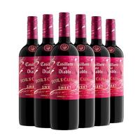 红魔鬼嘉年华狂欢系列混酿甜红葡萄酒 750ml*6瓶整箱 智利红酒