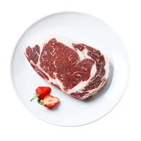 帕尔司（PALES）俄罗斯谷饲choice级别眼肉牛排600g（3片装）谷饲原切牛肉 俄罗斯眼肉牛排600g