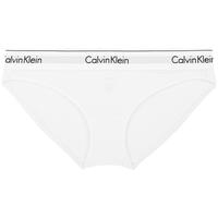 Calvin Klein内衣【明星同款摩登引力带】女士ck提花比基尼三角内裤女F3787AD FPT-宝石蓝 1条 M