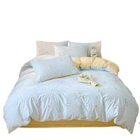 100%全棉印花被套单件花卉纯棉被罩家用宿舍亲肤四季被套