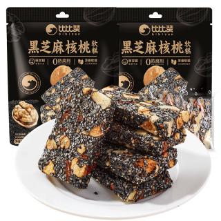 比比赞 黑芝麻核桃软糕 210g