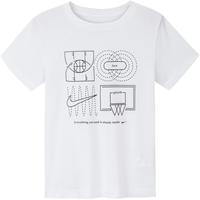 NIKE【童趣印花】耐克男小童短袖T恤简约儿童短T棉质亲肤耐克童装