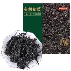京东京造 有机紫菜100g头水幼嫩紫菜无沙免洗免撕紫菜虾皮蛋花汤 头茬紫菜100g