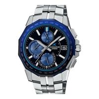 卡西欧(CASIO)手表 海神OCW-S6000 钛合金 蓝宝石玻璃 电波对时 太阳能 蓝牙 银色OCW-S6000-1AJF