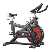 汗马 【智能游戏APP】动感单车家用运动器材车室内脚踏自行车 飞轮全包+滚轮移动+智能蓝牙 飞轮全包+智能蓝牙