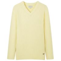 TEENIE WEENIE 长毛绒感V领套头针织毛衣多巴胺时尚潮流毛衣