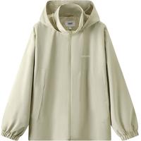 森马（Semir）防护外套|夹克男三防防风2025春季宽松连帽上衣户外109125108108 浅卡其50306 2XL