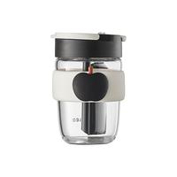 物生物水杯女士夏季玻璃吸管杯高颜值咖啡杯大容量杯子