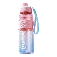格米 GERM可口可乐夏季塑料杯带吸管耐高温大容量运动水杯700ML梦蓝 蜜桃梦蓝 700ml
