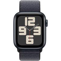 Apple 苹果 Watch SE 2024款 智能手表 40mm GPS版 午夜色铝金属表壳 浓墨色回环式运动表带