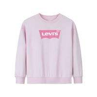 Levi's李维斯【新年系列】儿童卫衣男女童圆领长袖2025春季童装套头 幻粉色 150 /72 【身高140-152cm】