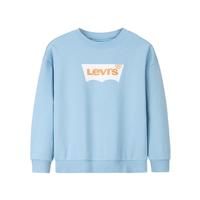 Levi's李维斯【新年系列】儿童卫衣男女童圆领长袖2025春季童装套头 十六蓝 140 /68 【身高128-140cm】