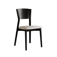 顾家家居 KUKA 顾家木艺 餐椅实木家用餐椅现代简约休闲书桌凳靠背椅PT8052Y 餐椅*2 【橡胶木】