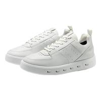 爱步（ECCO）*板鞋男鞋 小白鞋休闲板鞋厚底休闲鞋男明星同款 街头720 520814 白色52081401007 39