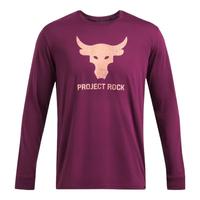 安德玛（UNDERARMOUR）Project Rock强森男子运动休闲长袖T恤1374847 双子星紫505 L