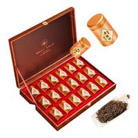 茗杰 茶叶 金骏眉红茶 浓香型小罐茶高山生态茶园新茶 18罐礼盒装270g