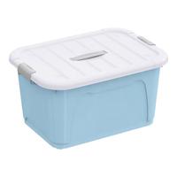 纳份爱大号收纳箱衣服整理箱储物箱衣物棉被搬家打包玩具收纳塑料箱子 三个装【特大号150#】混色