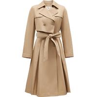 【优雅通勤】风衣女24早秋双排扣风挡系带收腰修身显瘦无弹