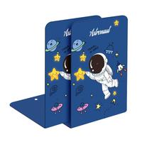 【开学必备】少年伴x思学 书立 高中生文具书本收纳桌上固定简易课桌分隔器L型 宇航员2片装 宇航员/2片装