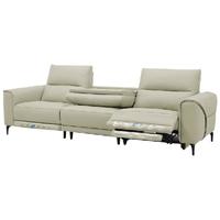 乐至宝 LAZBOY 真皮零靠墙功能沙发客厅左电动带翻倒几677白【30天发】 柔空白