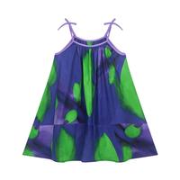 马·拉丁(M.Latin)/童装儿童连衣裙24夏女大小童满地图案吊带裙 紫罗兰 160cm