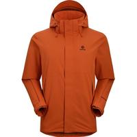 凯乐石（KAILAS）猎风冲锋衣男女FIL 2L暴雨级防水防风透气耐磨连帽登山服外套 KG2441124男-钛青蓝 XL 男-钛青蓝【礼盒】（防水15000）