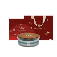 WoodWick 白噪音 香薰蜡烛礼盒 鼠尾草木&海草 453g