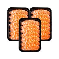 女王与鲜生 挪威冰鲜三文鱼中段三盒共600g净重 源头直发 中段三盒 600g