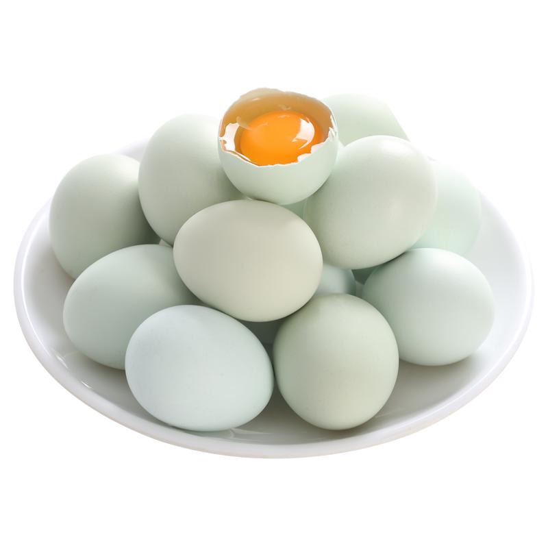 燕归谷新鲜乌鸡蛋40g*40枚绿壳蛋青皮鸡蛋农家散养柴鸡蛋月子鸡蛋