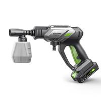 绿田(LUTIAN) 锂电洗车机E2Pro E4无线充电手持清洗机高压洗车水枪家用 200W 双电喷嘴版-电池包*2+喷嘴